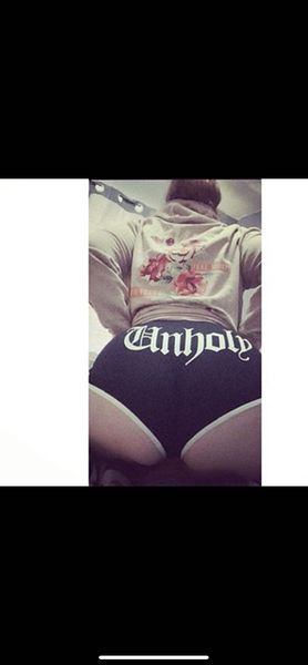 Whore Black Boyshort Underwear slut panties bdsm owned ddlg